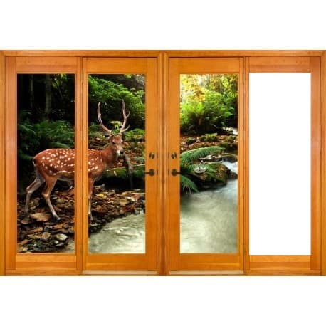nature cerf Photo frame effect