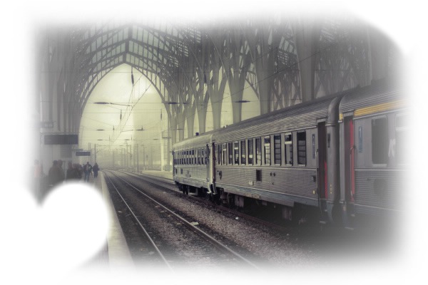 le train Fotomontáž