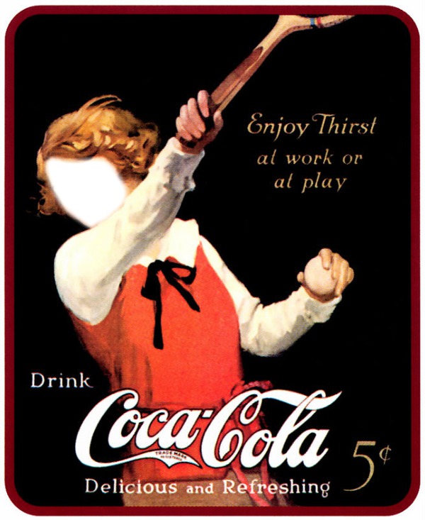 coca-cola 2 Photo frame effect