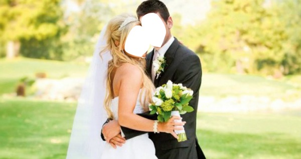 WEDDING Photo frame effect