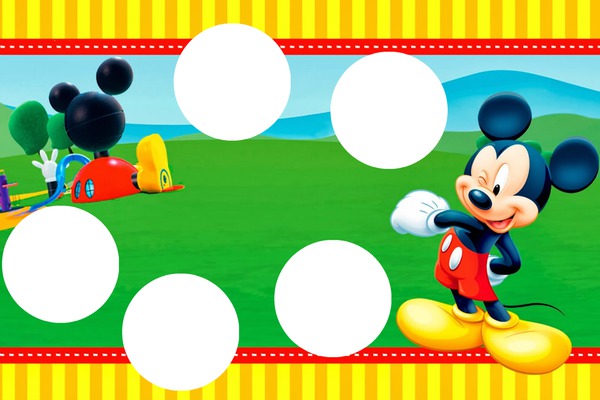 Marco Mickey Mouse Фотомонтажа