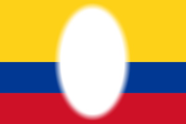 Colombia flag Photo frame effect