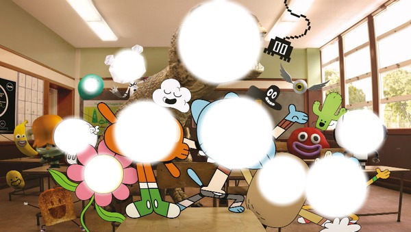 the amazing world of gumball Fotomontage