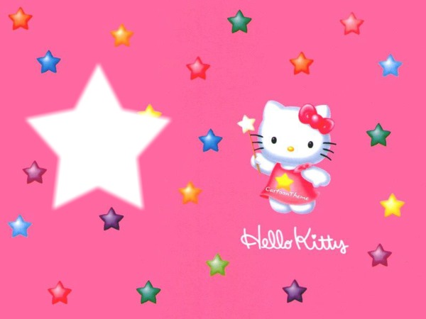 hello kitty baby Photo frame effect