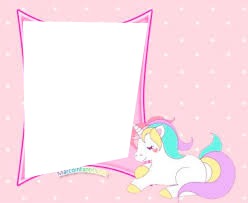 unicornio infantil Fotomontagem