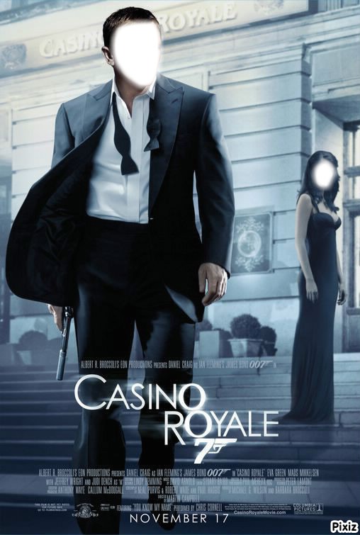 casino royale 007 Fotomontaż