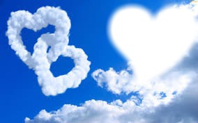 l'amour dans les nuages フォトモンタージュ