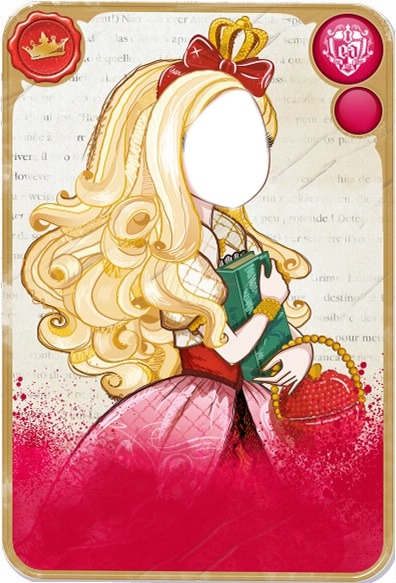 Ever After High Your face in Apple White Fotomontaggio