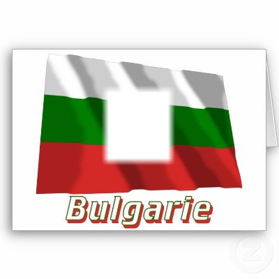 drapeau bulgare Montaje fotografico