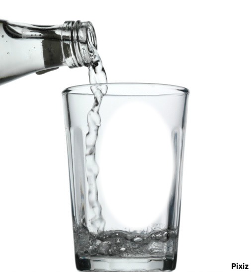 un verre d'eau Fotomontagem