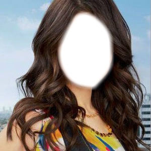 visage de Selena Gomez Fotomontaža