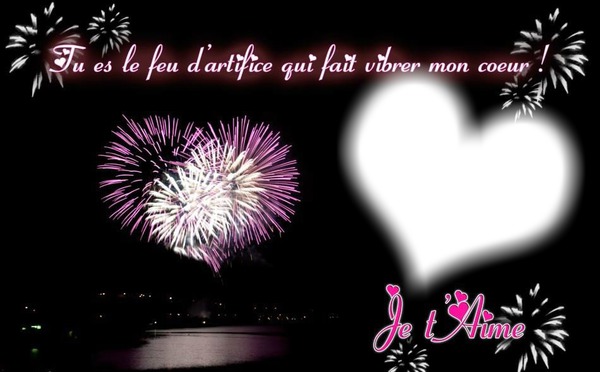 DECLARATION AMOUR <3 DHC Photo frame effect