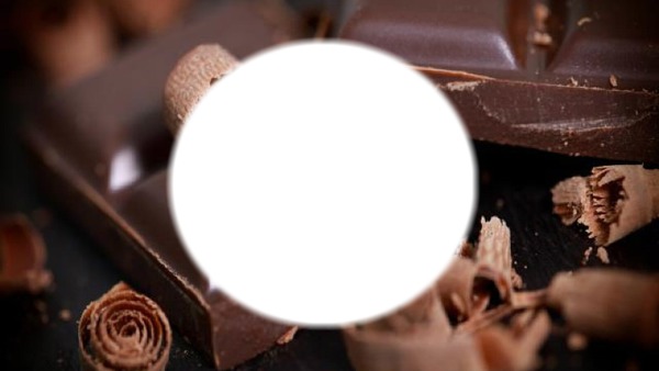 chocolat gourmand Photomontage