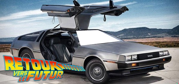back to the future Fotomontage