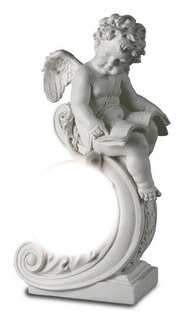 statue ange Fotomontaggio
