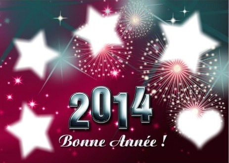 Bonne année 2014 フォトモンタージュ