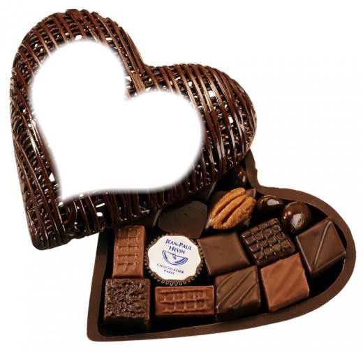 Coeur Chocolat Fotomontagem