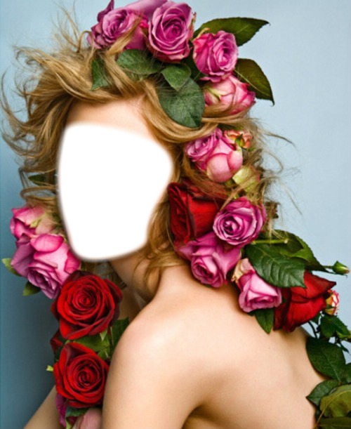 Ezia roses Photo frame effect