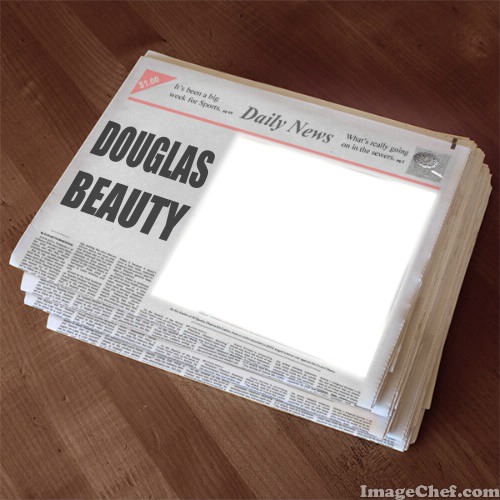 Daily News for Douglas Beauty フォトモンタージュ