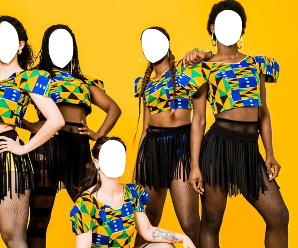 danse africaine Fotomontaggio