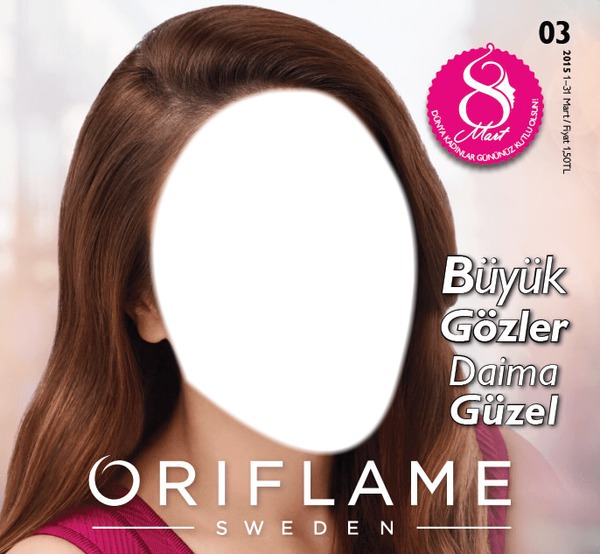 Oriflame katalog Fotomontage