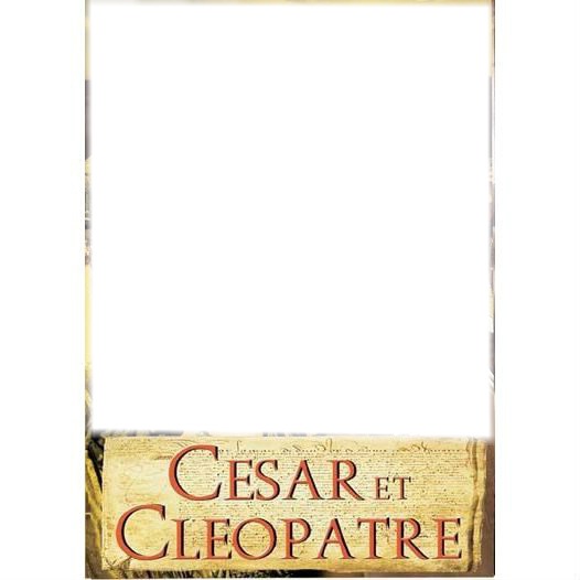 Cléopâtre et César Fotomontage
