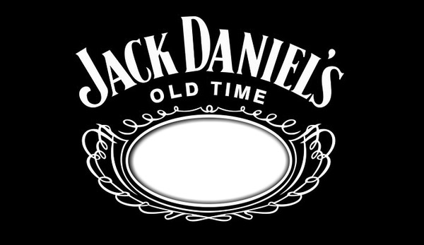 Jack daniels logo Fotomontāža