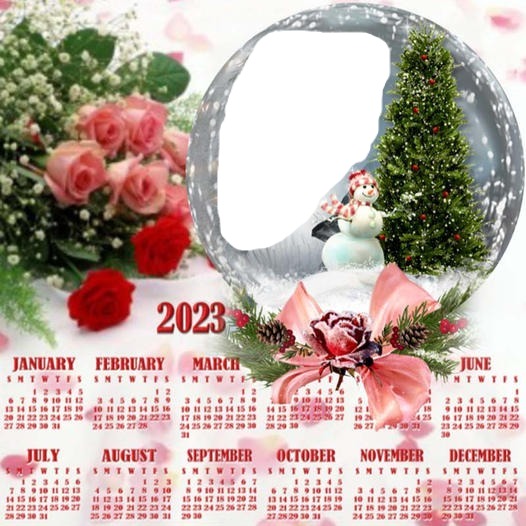 renewilly esfera calendario 2023 Fotomontaż