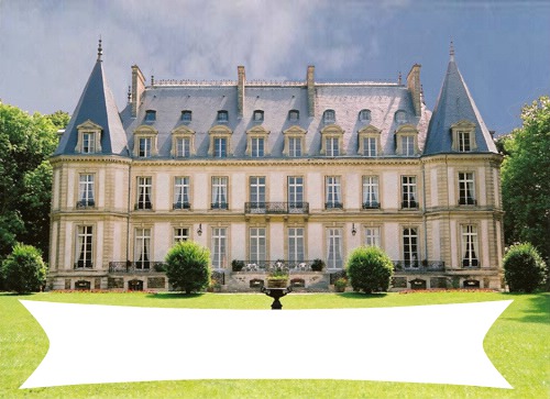Chateau avec toile Fotomontaggio