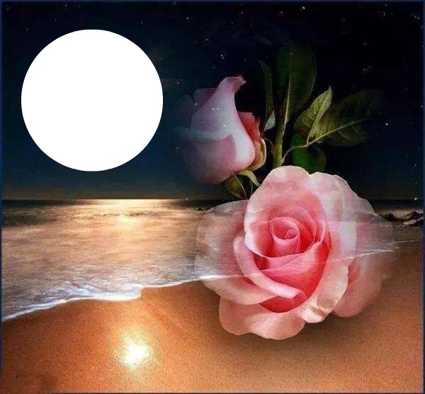 la mer au clair de lune Fotomontage
