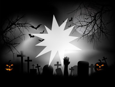 halloween cimetière Montage photo