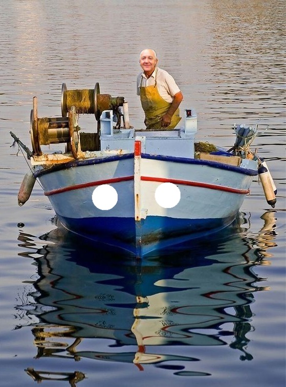 bateau Photomontage