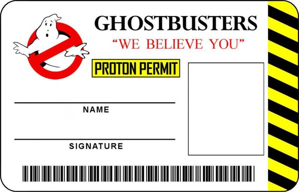 Ghostbusters Badge  photo Fotomontaža