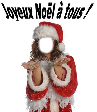 joyeux noel フォトモンタージュ
