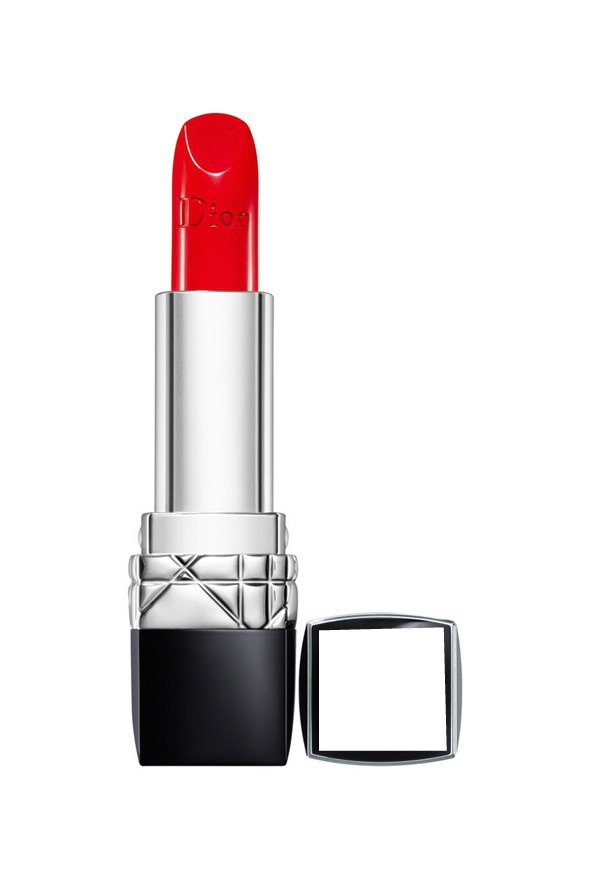 Dior Rouge Dior Lipstick Red Fotoğraf editörü