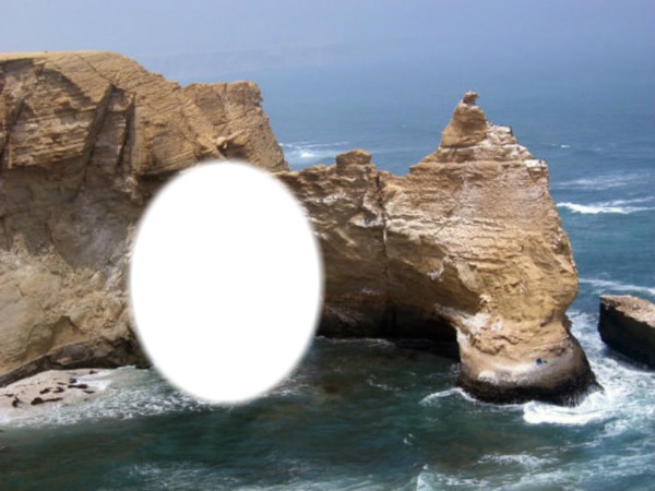 mar y rocas 1foto Fotomontaż