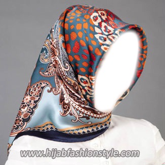 turkish hijab Photo frame effect