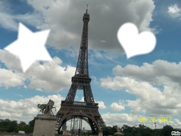 Tour Eiffel Valokuvamontaasi