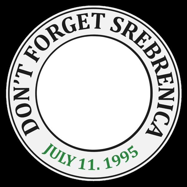 Srebrenica Fotomontažas