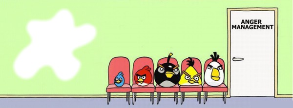 Angry bird couverture facebook Fotomontage