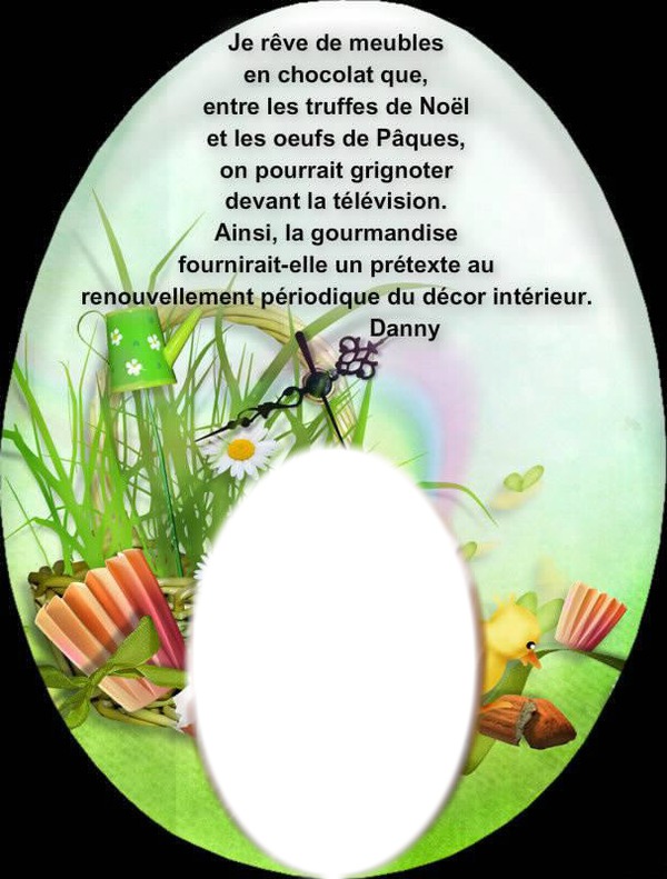 oeuf de Pâques Fotomontage