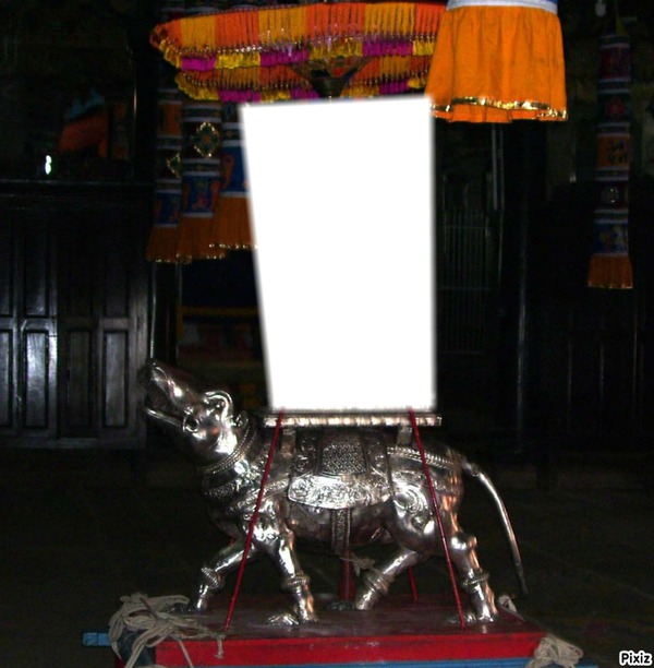 Ganesha Vahana Photo frame effect