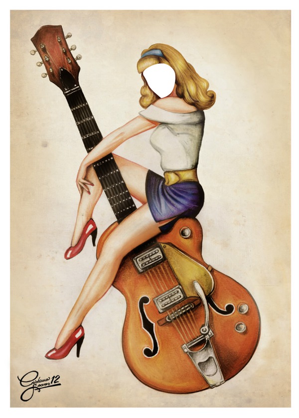 pin up Montage photo