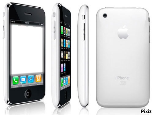 Iphone apple... Fotomontáž