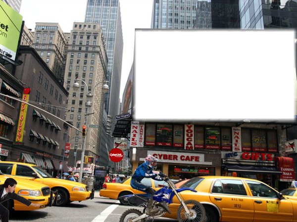 New york :) Photo frame effect