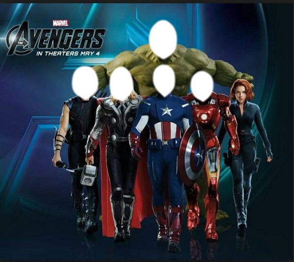 the avengers Fotomontaggio