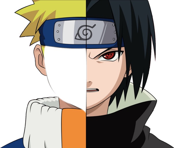 Naruto e Sasuke Photo frame effect