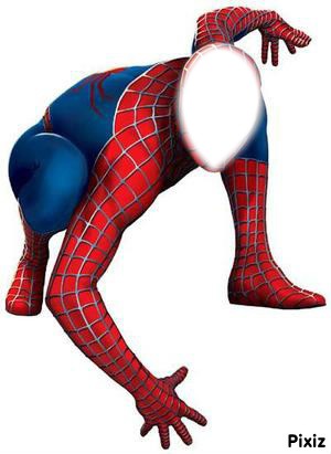 cara de spiderman Fotomontagem