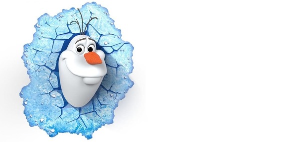 Frozen Olaf フォトモンタージュ