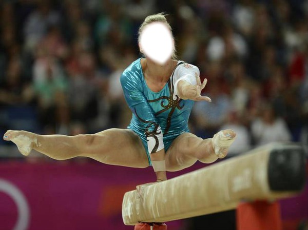 Gymnastique Photo frame effect